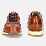 Garnet Evo Cognac Leather Sneakers