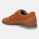 A grey Men's bugatti Casuals Shoes featuring a round plain toe, zero heels heel. Made from textile with a durable eva outsole, this laces design offers both style and comfort.