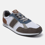 A multi Men's bugatti Sneakers featuring a round plain toe, zero heels heel. Made from textile with a durable tpr outsole, this laces design offers both style and comfort.