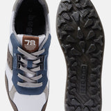 A multi Men's bugatti Sneakers featuring a round plain toe, zero heels heel. Made from textile with a durable tpr outsole, this laces design offers both style and comfort.