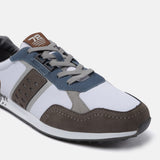 A multi Men's bugatti Sneakers featuring a round plain toe, zero heels heel. Made from textile with a durable tpr outsole, this laces design offers both style and comfort.