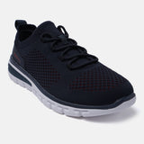 A blue Men's bugatti Sneakers featuring a round plain toe, zero heels heel. Made from textile with a durable eva outsole, this laces design offers both style and comfort.
