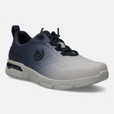 A grey Men's bugatti Athileisure Sneakers featuring a round toe plain toe, zero heels heel. Made from synthetic with a durable eva outsole, this laces design offers both style and comfort.