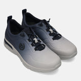 A grey Men's bugatti Athileisure Sneakers featuring a round toe plain toe, zero heels heel. Made from synthetic with a durable eva outsole, this laces design offers both style and comfort.