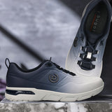 A grey Men's bugatti Athileisure Sneakers featuring a round toe plain toe, zero heels heel. Made from synthetic with a durable eva outsole, this laces design offers both style and comfort.
