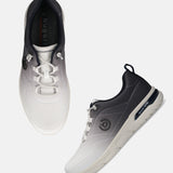 A white Men's bugatti Athileisure Sneakers featuring a round toe plain toe, zero heels heel. Made from synthetic with a durable eva outsole, this laces design offers both style and comfort.