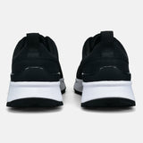 A black Men's bugatti Sneakers featuring a round plain toe, zero heels heel. Made from synthetic with a durable eva outsole, this laces design offers both style and comfort.