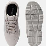 A beige Men's bugatti Sneakers featuring a round plain toe, zero heels heel. Made from textile with a durable eva outsole, this laces design offers both style and comfort.