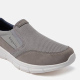 Soa Light Grey & Taupe Casual Loafers