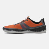 A grey Men's bugatti Sneakers featuring a round plain toe, zero heels heel. Made from textile with a durable tpr outsole, this laces design offers both style and comfort.