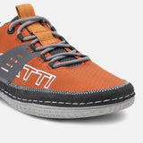 A grey Men's bugatti Sneakers featuring a round plain toe, zero heels heel. Made from textile with a durable tpr outsole, this laces design offers both style and comfort.