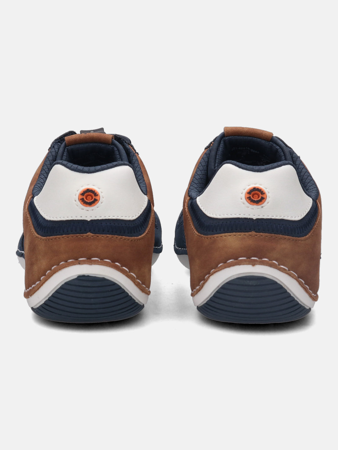 A blue Men's bugatti Sneakers featuring a round plain toe, zero heels heel. Made from synthetic with a durable tpr outsole, this laces design offers both style and comfort.