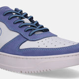 A blue Men's bugatti Sneakers featuring a round toe plain toe, zero heels heel, and a wide fit. Made from premium genuine leather with a durable tpr outsole, this laces design offers both style and comfort.