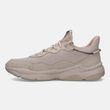 A yellow Men's bugatti Athileisure Sneakers featuring a round toe plain toe, zero heels heel. Made from textile with a durable eva outsole, this easy lace design offers both style and comfort.