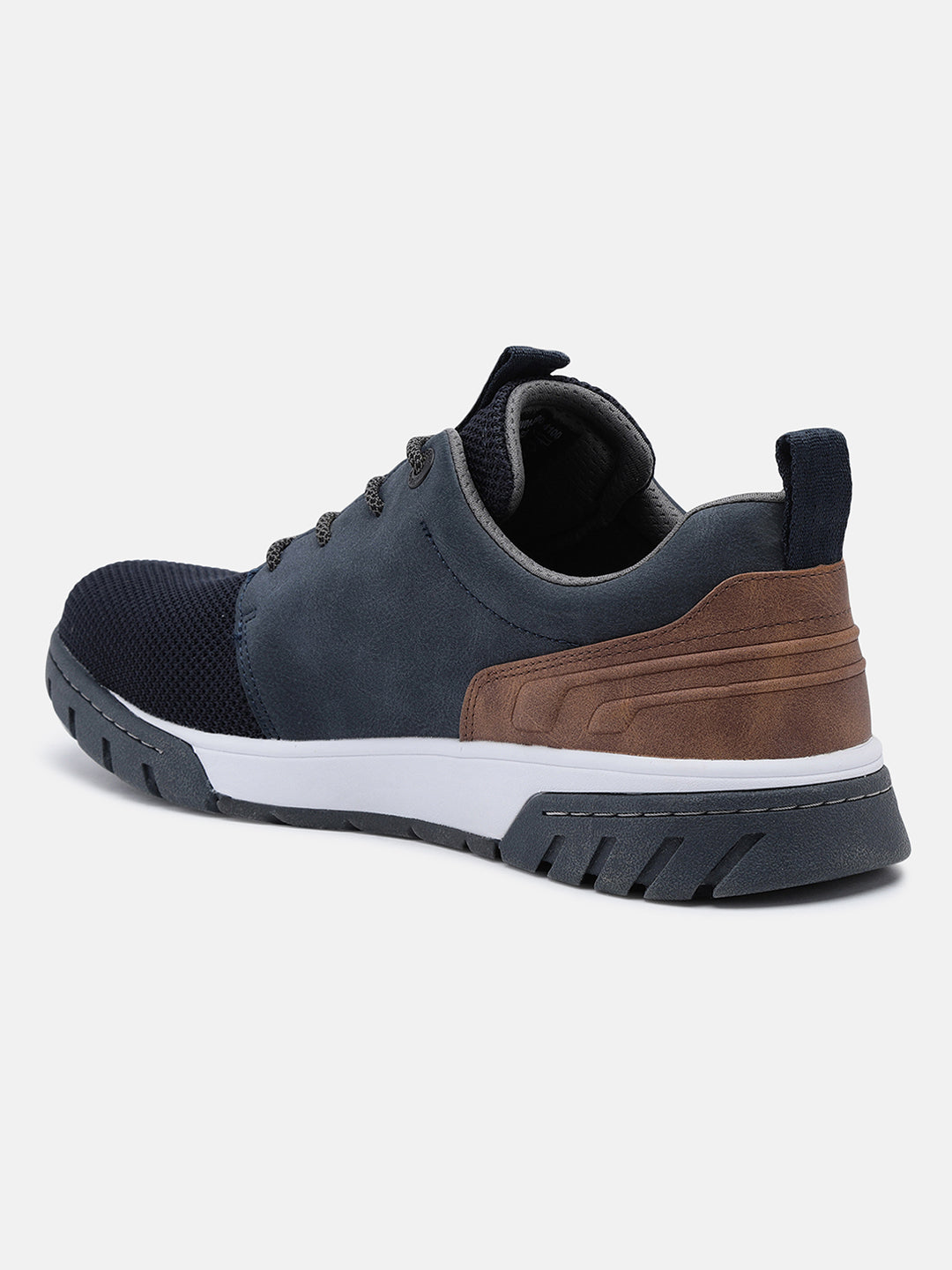 A blue Men's bugatti Sneakers featuring a round plain toe, zero heels heel. Made from textile with a durable eva outsole, this laces design offers both style and comfort.