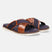 A cognac Men's bugatti Cross Strap Sandals featuring a open toe plain toe, zero heels heel, and a wide fit. Made from premium genuine leather with a durable eva outsole, this slip-on design offers both style and comfort.