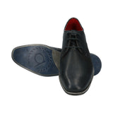 bugatti Laurentinus Dark Blue  Premium Leather Comfort Derby Formal shoes