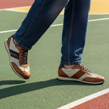 bugatti Thorello cognac  Premium Leather Comfort Sneakers