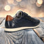 Men's Bugatti leather brown leather shoes with a round toe , a tpr outsole , and laces fastening.