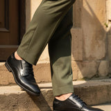 bugatti Menello black  Premium Leather Comfort Derby Formal shoes