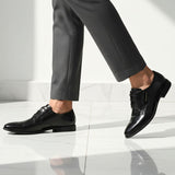 bugatti Gapo black  Premium Leather Comfort Derby Formal shoes