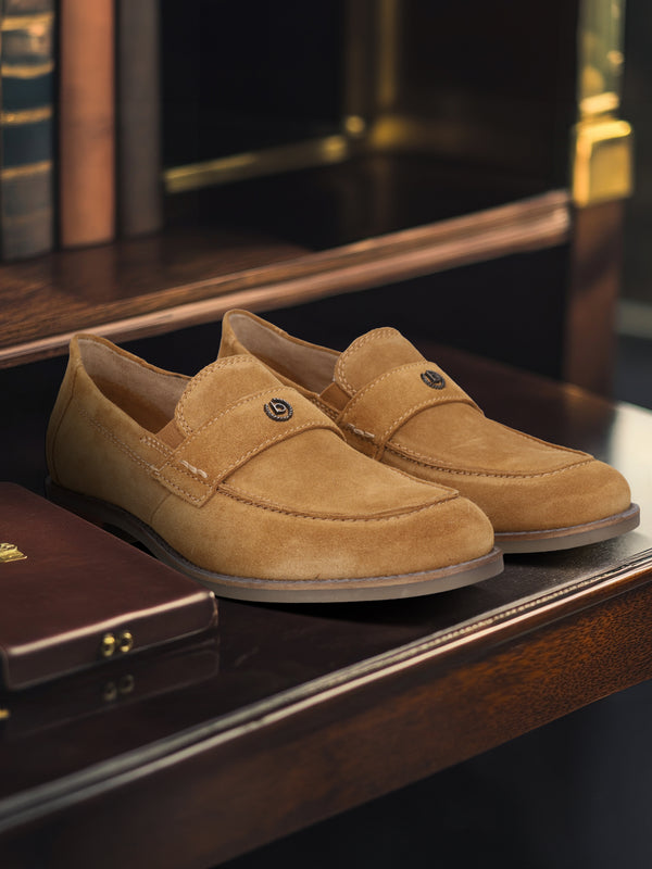 bugatti Sula Revo Sand Slip-Ons Formal