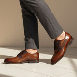 bugatti Sula cognac  Premium Leather Comfort Derby Formal shoes