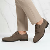 bugatti Sula taupe  Premium Leather Comfort Derby Formal shoes