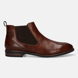 bugatti Amros Cognac  Premium Leather Comfort Chelsea Boots