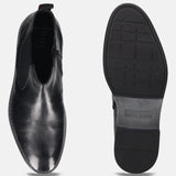 bugatti Amros Black  Premium Leather Comfort Chelsea Boots