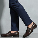 bugatti Theobaldo dark brown  Premium Leather Comfort Penny Loafers