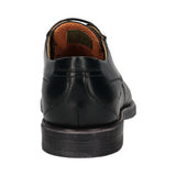 Mattia Exko Black Leather Formal Derby Shoes