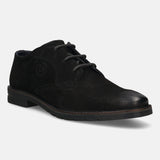 bugatti Black Nubuck Leather Casual Shoes