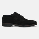 bugatti Black Nubuck Leather Casual Shoes