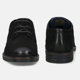 bugatti Black Nubuck Leather Casual Shoes