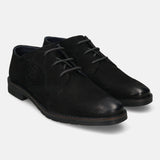 bugatti Black Nubuck Leather Casual Shoes