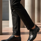 bugatti Rinaldo Eco black  Premium Leather Comfort Derby Formal shoes