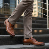 bugatti Lerio Comfort cognac  Premium Leather Comfort Derby Formal shoes