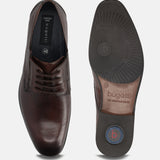 Savio Evo Leather Derby Brown Formal Shoes