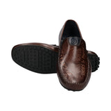 bugatti Tresmo Brown  Premium Leather Comfort Slip-Ons Casual