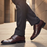 bugatti Mansueto Flex Bordo  Premium Leather Comfort Derby Formal shoes