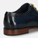 Bugatti Mansueto Flex Light Blue Premium Leather Comfort Derby Formal Shoes