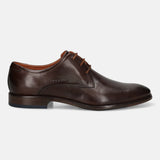 Bugatti Mansueto Flex Dark Brown Premium Leather Comfort Derby Formal Shoes