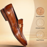 bugatti Mansueto Flex Cognac  Premium Leather Comfort Penny Loafers