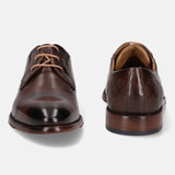 bugatti Brown Premium Leather Derby Shoes