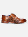Mocassin Bugatti Livorno Flex Evo - Cuir Véritable Cognac - Confort Professionnel - Finition Main - 6
