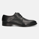 bugatti Black Premium Leather Derby shoes