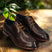 A brown Men's bugatti Derby featuring a round toe plain toe, stacked heel. Made from premium genuine leather with a durable leather outsole, this laces design offers both style and comfort.