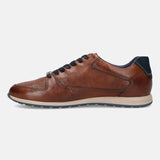 Thorello Cognac Leather Sneakers