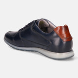 Thorello Dark Blue Leather Sneakers